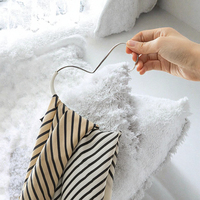 Cintres multi-usages en métal à un seul niveau, gain de place, type crochet, pour foulards, ceintures, lunettes, serviettes, châles, chapeaux, cravates, placard