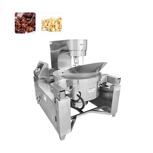 Machine à Popcorn Industrielle Automatique Professionnelle Grande Capacité, Électrique ou à Gaz, pour Popcorn Sucré Aromatisé et Caramel - Product Image 6