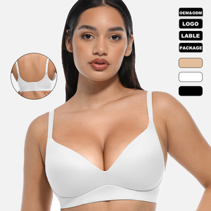 Hot bán Hexin bán buôn brasier Para mujer vô hình trở lại chất béo Áo ngực push-up cộng với kích thước Shapewear Áo ngực cho phụ nữ - Product Image 1