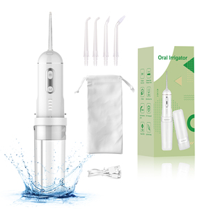 Xách tay không dây nước Flosser Pin Irrigator Miệng Irrigator 4 vòi phun nước Nha Khoa 200ml - Product Image 5