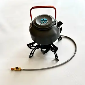 New Outdoor 4000W Folding Camping Gas Stove Put It Into Backpack Easy Picnic Kitchen Cooker Mini Camping Stove