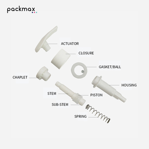 Custom large lotion pump, 24/28/32/33/38/45, smooth surface, built-in/external lotion pump head, push pump - Product Image 2