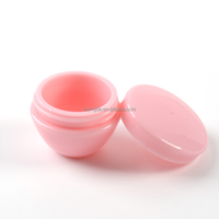 Pot de récipient cosmétique vide 5g pot en plastique de crème pour le visage en forme de champignon coloré pot cosmétique en plastique Pp en forme de coup avec bouchon à vis