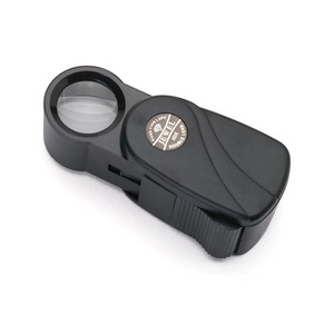 <span class=keywords><strong>10x</strong></span> Magnifying Glass jewelers Loupe Pocket gấp Magnifier với ánh sáng cho đồng hồ tiền xu tem đá quý trang sức kim cương xác định - Product Image 1