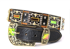 Nuova tendenza cintura di strass Bling Bling uomo donna Western Cowbuy Cowgirl cintura in pelle con <span class=keywords><strong>borchie</strong></span> di cristallo <span class=keywords><strong>per</strong></span> Jeans - Product Image 2