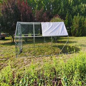Grand poulailler en métal Walk-In avec couvercle étanche pour l'exercice Poulet <span class=keywords><strong>Run</strong></span> Pet Houses & Furniture - Product Image 2