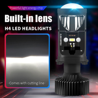 H4 mini lentille led y6 voiture lampe à led h4 phares à led lentille laser lampe à led h4 mini projecteur Canbus aucune erreur lentilles pour phares