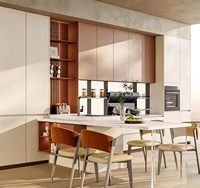 Meubles de cuisine sur mesure, armoires modernes modulaires intégrées, ensemble complet, fabricant de meubles sur mesure pour toute la maison