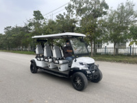 Voiturette de golf solaire 6 places à batterie lithium, véhicule de tourisme à énergie solaire, autonomie 100 km, certifiée CE, vente chaude