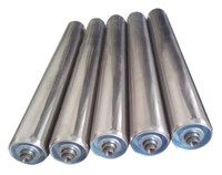 Rouleau de convoyeur industriel personnalisé, 1 pièce, roue en caoutchouc Pu, rouleau en polyuréthane