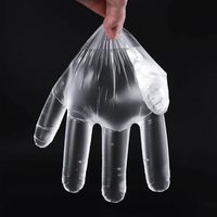 Gants jetables en PE de qualité alimentaire pour la manipulation des aliments dans les restaurants et cuisines
