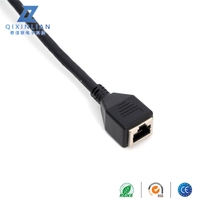Adaptador de moldeo por inyección RJ45 Jack Cable coaxial RF de 200mm