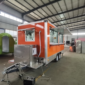 Fully Equipped Stainless Steel Trailer Trucks for Taco <strong>Ice</strong> Cream Good Condition Fiberglass Barbecue Cart Corn Stock <strong>Candy</strong> - Product Image 5