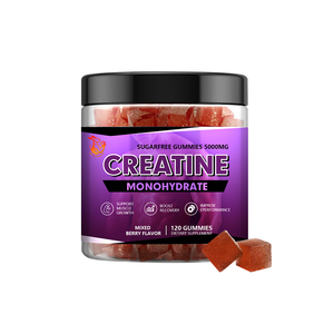 Private Label <b>Creatine</b> Gummies with <b>Creatine</b> Monohydrate Natural Herbal Dietary Supplements Muscle Size Strength Energy Boost - Product Image 1