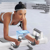 Planche de musculation multifonctionnelle 3 en 1 avec compteur numérique, pliable, support plat, entraînement abdominal pour la maison et la salle de sport