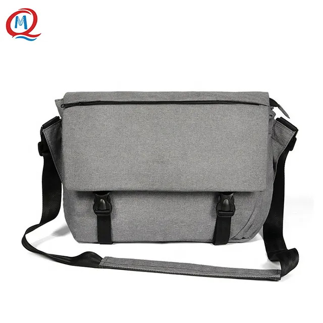 Bolsa mensageiro para homens, maleta leve para laptop, bolsa escolar crossbody resistente à água de 15,6 polegadas
