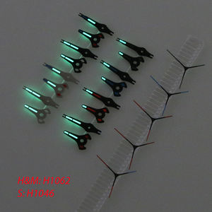 <span class=keywords><strong>Mods</strong></span> luminosos súper verdes de diseño de avión aptos para NH34 NH35 NH36 movimiento reloj manos reloj de pulsera piezas - Product Image 4