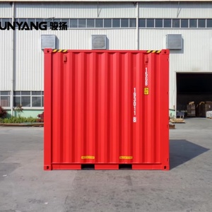 Conteneur de stockage portable pour marchandises sèches de 10 pieds, mini-conteneur d'expédition 10HC en acier Corten certifié CSC, marque JUNYANG - Product Image 4