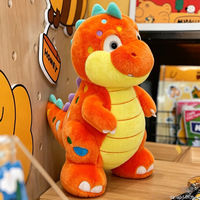 Adorable Peluche Dinosaure Douce avec Picots Colorés pour Vente en Gros, Détail et Événements Promotionnels