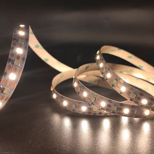 Bande LED SMD 2835 à CRI90 élevé, 24V, 120 LED, double blanc, réglable et dimmable, ruban linéaire pour profilé de bureau en aluminium, conforme RoHS - Product Image 1