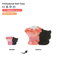 Boîte Mystère Énergie Amoureuse : Figurine d'Animal Mignonne en Résine Floquée, Jouet de Collection Thème Romantique pour Présentation, Cadeaux de la Saint-Valentin