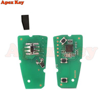 Clé de voiture à distance 433 MHz avec puce 4D63 40 bits pour Ford Mondeo C-Max S-Max Focus Fiesta 2010 2011 2012, télécommande à 3 boutons