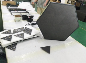 M-SHINE P2.5 hexagonal hexagonal <span class=keywords><strong>Triangle</strong></span> rond écran circulaire <span class=keywords><strong>panneau</strong></span> vidéo couleur Pantallas LED affichage <span class=keywords><strong>de</strong></span> <span class=keywords><strong>signalisation</strong></span> numérique - Product Image 2