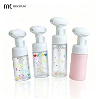 Flacon mousse en plastique de 80 ml, 100 ml, 150 ml, en forme de galet, pour les soins quotidiens des enfants, emballage pour produits de soin de la peau