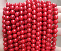 Vente flash - Perles rondes de 4 mm, 6 mm, 8 mm en turquoise, pierres semi-précieuses, perles en vrac pour la fabrication de bijoux
