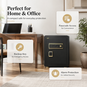 Gun <b>Safe</b> <b>Box</b> <b>for</b> Money Key Hotel <b>Home</b> Hidden Digital Smart Deposit Office Large Jewellery Safety 45h9 Gun <b>Safe</b> <b>Box</b> 45h9 - Product Image 6