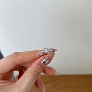 Dylam Special Design Classic Style Fine Jewelry Sterling <b>Silver</b> Bridal <b>Eternity</b> Band Flower Shape 5A Zirconia Women Wedding <b>Ring</b> - Product Image 4