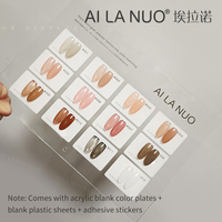 AILANUO – Kit de vernis gel effet glaçage haute pigmentation 12 couleurs, sans HEMA, végétalien, couleurs néon transparentes, fournisseur de vernis gel pour ongles