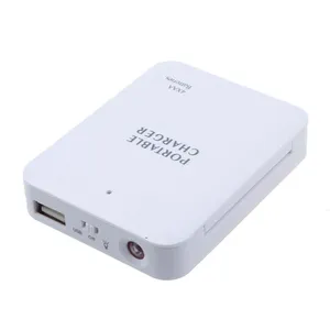 Carregador de celular recarregável para viagem de emergência, carregador portátil com bateria 4x AA, banco de potência USB