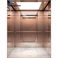 Ascenseurs résidentiels certifiés CE pour villas et appartements, 4 étages, traction électrique, 8 à 10 personnes, ascenseur pour passagers, extérieur/intérieur