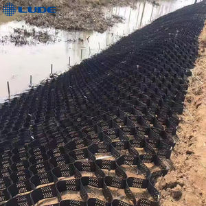 价格优LUDE Terram光滑走道土工格星HDPE材料挡土墙陡坡质量焊机系统5年以上 - Product Image 4