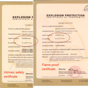 جهاز إرسال ضغط مقياس الشفة DN50PN10 مع تدفق - Product Image 4