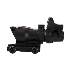 Mira Óptica de Fibra Óptica Real com Retículo Vermelho Gravado em Vidro <span class=keywords><strong>4x32</strong></span> com Mini Mira Red Dot - Product Image 2