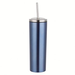 Gobelet isotherme droit en acier inoxydable brossé brut de 20 oz - Product Image 1