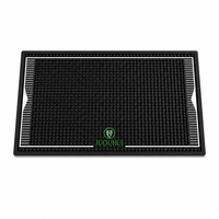 Tapis de Barbier Personnalisé en PVC et Silicone, Antidérapant 3D à Picots, pour Outils de Coiffure, Tapis de Travail pour Salon de Coiffure, OEM