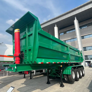 China New Dump <b>Trailer</b> Tipper Semi Truck <b>Trailer</b> for Sale Heavy Load 3 Axles Tipper - Product Image 5