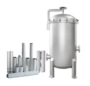 Stainless steel security RO water treatment precision cartridge filter