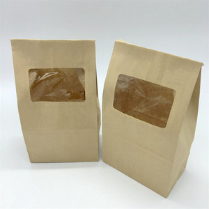 Bolsa de Papel para Alimentos con Logotipo Personalizado 35x23.5x14cm Reciclable para Galletas, Donuts y Tostadas - Product Image 2