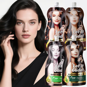 KORMESIC 350g Mascarilla Capilar Orgánica Sin Enjuague, Ligera, Voluminizadora, Control de Grasa, Refrescante y Fortalecedora con Romero, Oliva, Coco y Sakura - Product Image 1