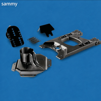 SAMMY Ventes Flash Accessoires Auto 4x4 Kit de Fixation de Roue de Secours 2/4 Portes pour Jeep Wrangler JK 2007-2017