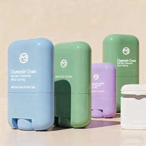 Rotating Transparent PP Oval Cosmetic <strong>Deodorant</strong> <strong>Roll</strong>-<strong>On</strong> Container 15g 35g 50g 75g Empty <strong>with</strong> Screen Printing - Product Image 3