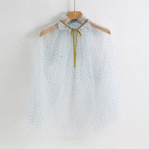 Capa de Princesa con Lentejuelas para Niñas, Capa Colorida para Halloween, Disfraz de Tul Largo y Duradero para Niñas, Pascua, Navidad - Product Image 3