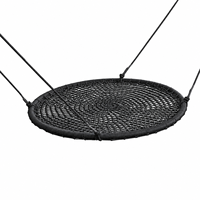Balançoire suspendue ronde moderne Ropecube pour enfants, robuste, pour jardin, parc, aire de jeux, villa et école