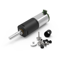 Zhaowei PD012012-24 12mm 433 tr/min 27gf.cm 12v 6v 3v Micro boîte de vitesses planétaire brosse moteur à engrenages à courant continu pour Transmission de vélo électrique