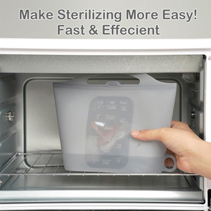 Bolsas <span class=keywords><strong>de</strong></span> silicona <span class=keywords><strong>para</strong></span> <span class=keywords><strong>esterilizador</strong></span> <span class=keywords><strong>de</strong></span> vapor <span class=keywords><strong>para</strong></span> <span class=keywords><strong>microondas</strong></span>, bolsas <span class=keywords><strong>de</strong></span> silicona reutilizables <span class=keywords><strong>para</strong></span> viajes, <span class=keywords><strong>para</strong></span> biberones, extractor <span class=keywords><strong>de</strong></span> leche - Product Image 2