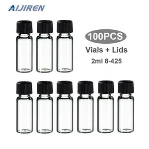 Factory Price 8-425 Standard Thread 1.5ml Lab Glassware Screw Neck Chromatography UPLC Autosampler Vials